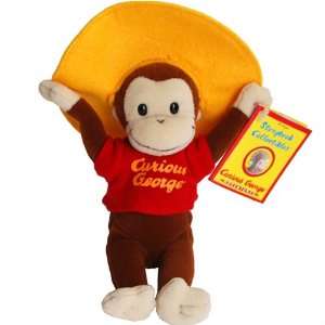  Big Yellow Hat   Curious George Monkey Bean Bag Plush Toy 
