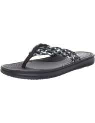 Skechers Womens Rumblets Braided Flip Flop