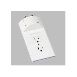  NPT201154   Wall Plate Surge Protector, 2 Outlet, 530 