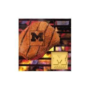  Fan Brand Logo Branding Irons NCAA Michigan Set of 2 