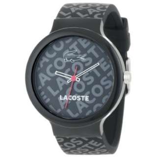 Lacoste Mens 2010546 GOA Black Strap with Grey Lacoste Word Watch 
