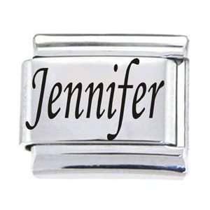  Body Candy Italian Charms Laser NAMEPLATE   Jennifer 