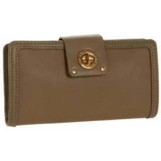 Marc by Marc Jacobs Totally Turnlock Flap Clutch Wallet   designer 
