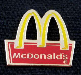 Older McDonalds Golden Arches Logo Pin  