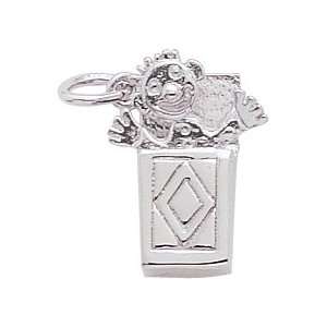  Rembrandt Charms Jack in the Box Charm, Sterling Silver 