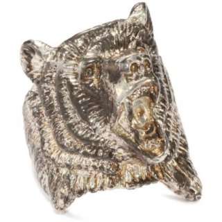 Alberto Juan Native American Sterling Silver Bear Ring   designer 