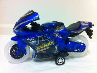NEW 12 BATMAN Toy Motorcycle Car w/Lights & Sound  FROM 