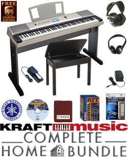 Yamaha YPG535 88 Key Digital Keyboard / Piano COMPLETE HOME BUNDLE 