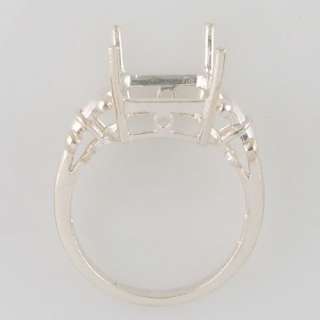   for a 12x10 Millimeter Emerald Cut Center Stone that is Faceted