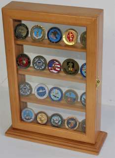 Shelves Military Challenge Coin Holder Stand Counter Top Display 