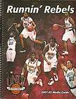 1092 83 UNLV Runnin Rebel College Basketball Media Guide Jerry 