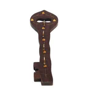  Wooden Wall Key Rack Holder Hook Hand Crafted Key Design 