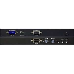  Aten VanCryst VE500R KVM Console. CAT5 VIDEO/AUDIO 