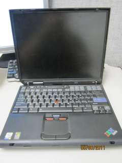 IBM ThinkPad T30 P4 2.00GHz 512MB 40GB DVD ROM LAPTOP  
