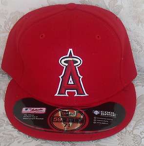 NEW ERA ANAHEIM ANGELS CAP MLB COOL BASE FITTED HAT  