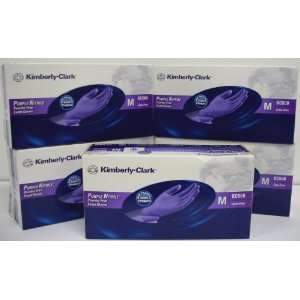  5 Boxes Purple Nitrile Exam Gloves 