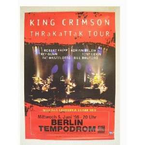 King Crimson Poster Concert Shot Berlin Double Trio