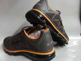 Nike Air Max + 2011 Stone Grey Orange Sneakers Men 13  
