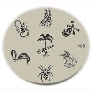  Konad Stamping Nail Art Image Plate   M28 Beauty