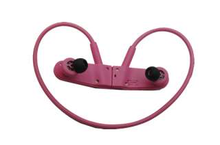 Pink 2GB Sports  WMA Music Player Handsfree Wireless earphone High 