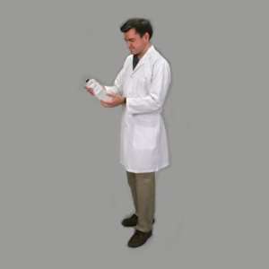 Laboratory Coat, Mans Extra Large (48 50)  Industrial 