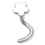 Flower Nose Screw Body Jewelry Nose Piercing Ring 18g  