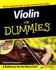 Violin for Dummies Beginner Book + CD New