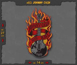 original ★ Johnny Cash ★ Man in Black $ Patch Sticker Rock N Roll 