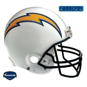  Fathead San Diego Chargers Helmet Wall Decal Sports 