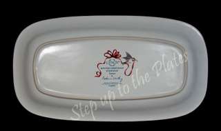 Lenox China WINTER GREETINGS Everyday ED Tartan Hors DOevre Tray 14 3 