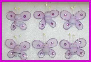 Purple Bumble Bee lot 6 Hanging Nursery Decor Bugs  