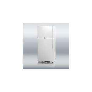   Frost Free Refrigerator Freezer, 29.75 in Wide, Dual Front Lock, White