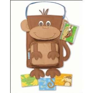  Lunch Box   Snack Sac Sack MONKEY GOES BANANNAS   Boys lunch boxes 