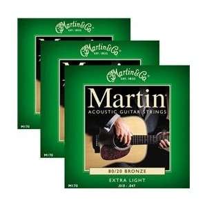 Martin M170 80/20 Bronze Round Wound Extra Light Acoustic 