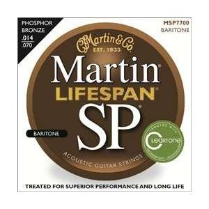 com Martin SP 7700 Phosphor Bronze Lifespan Coated Baritone Acoustic 