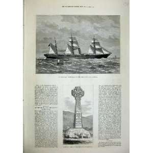  1880 Memorial Cross Princess Balmoral Ship Chimborazo 