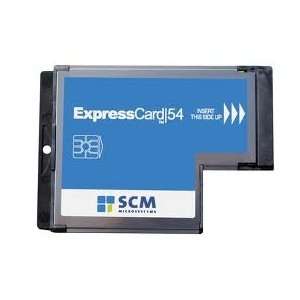  Scm   Scm Scr3340 Expresscard 54 Smart Card Reader New 