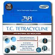 API T.C. Tetracycline Powder Bacterial Fish Medication  