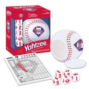 USAopoly PHILADELPHIA PHILLIES Travel Edition YAHTZEE  