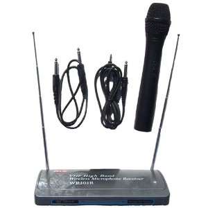  Wireless Handheld Mic Kit, With Receiver, Built in Transmitter 