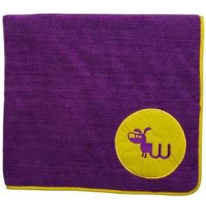  Waghearted Microfiber Towel   Purple (Quantity of 3 