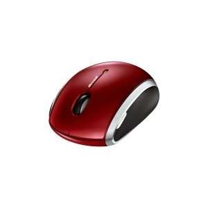 Microsoft 6000 Mouse   Wireless   Radio Frequency   Red 