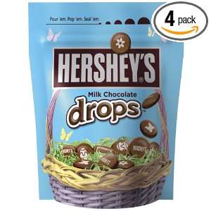 Hersheys Easter Milk Chocolate Drops, 7 Ounce Pouches (Pack of 4)
