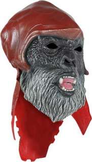 Planet Of The Apes Gorilla Costume Latex Mask Adult  
