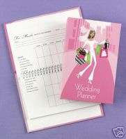 Bride Wedding Planner   Wedding Planner Organizer  Pink  