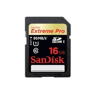SanDisk Extreme Pro 16GB, SDHC, UHS 1 Flash Memory Card SDSDXPA 016G 