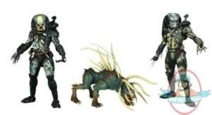 Predators 7 Inch Action Figure Series 3 set of 3 Neca  