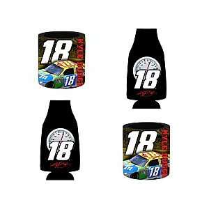   Kyle Busch 2 Can Koozies and 2 Bottle Koozies