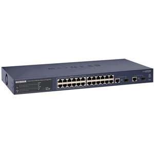 Netgear Incorporated Prosafe Fs726tp 24 Port 10/100 Smart Switch Power 