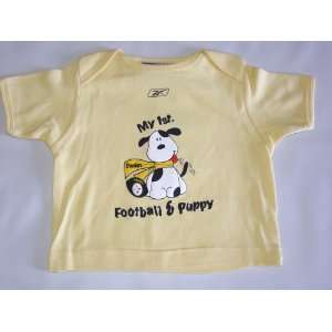 Pittsburgh Steelers Dog Yellow NFL Baby/Infant Short Sleeve 6 9 months 